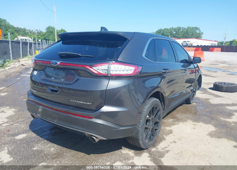 2015 FORD EDGE TITANIUM VIN: 2FMTK3K84FBB66942
