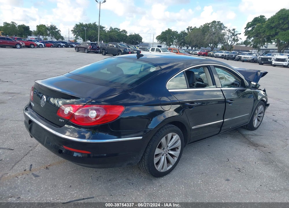 2012 VOLKSWAGEN CC SPORT VIN: WVWMP7AN3CE520569