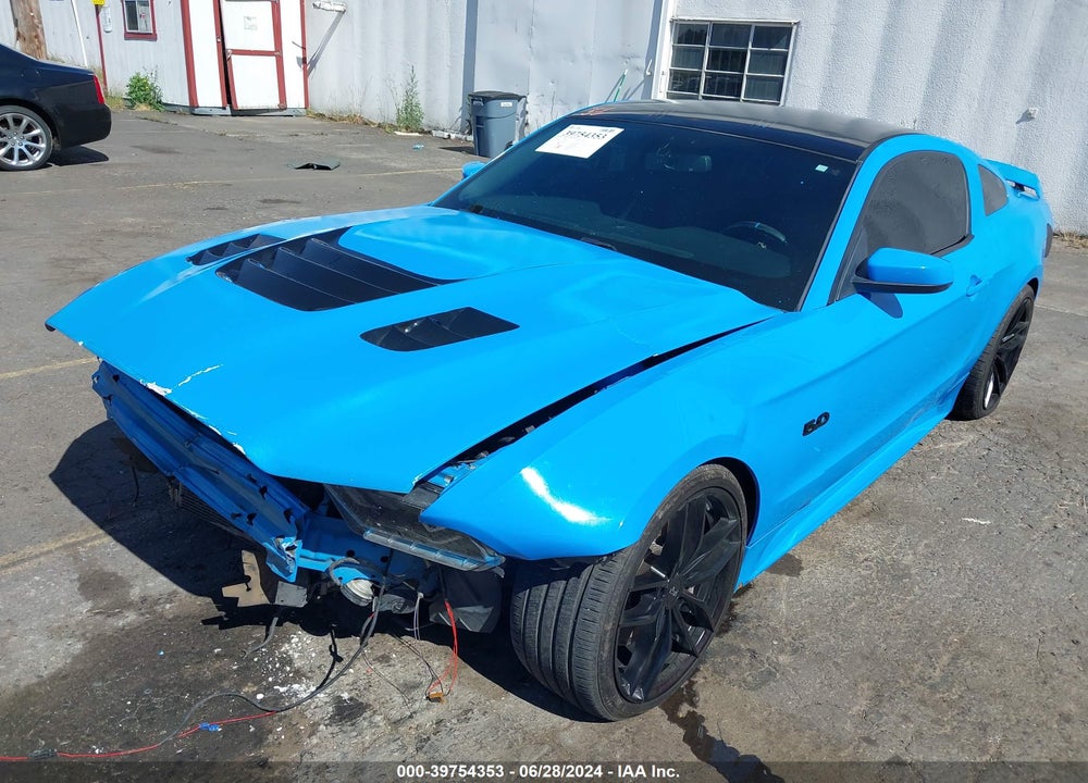 2014 FORD MUSTANG GT VIN: 1ZVBP8CF5E5252630