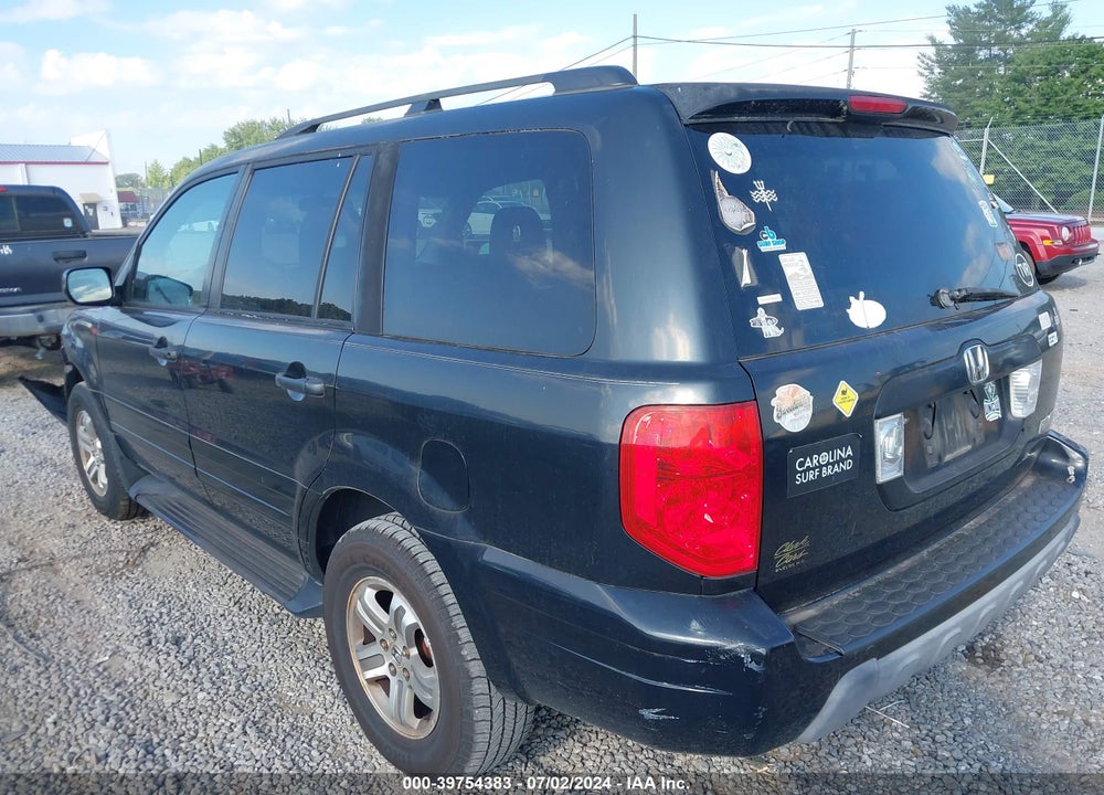 2003 HONDA PILOT EX-L VIN: 2HKYF18573H583648