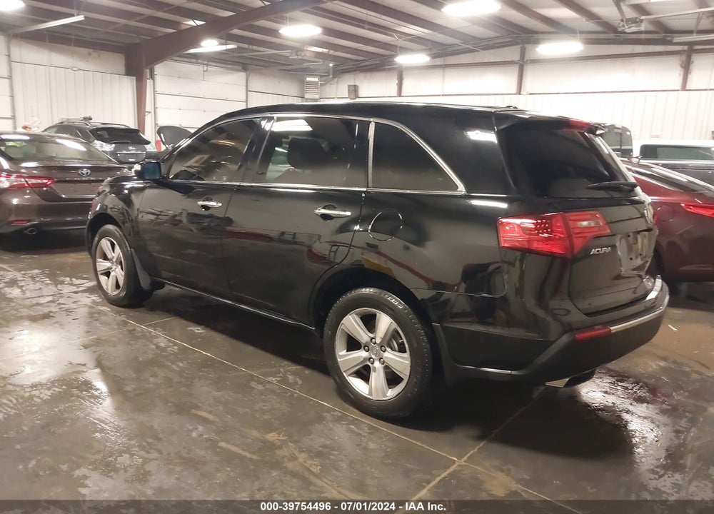 2011 ACURA MDX VIN: 2HNYD2H29BH516049