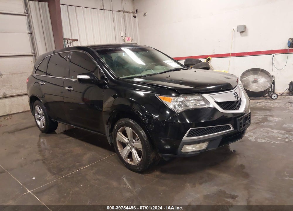 2011 ACURA MDX VIN: 2HNYD2H29BH516049