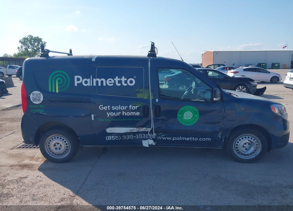 2022 RAM PROMASTER CITY CARGO VAN VIN: ZFBHRFAB1N6X10592