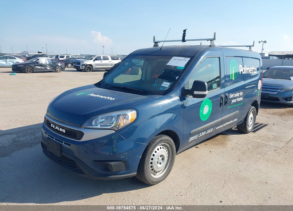 2022 RAM PROMASTER CITY CARGO VAN VIN: ZFBHRFAB1N6X10592