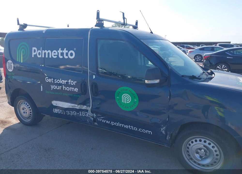 2022 RAM PROMASTER CITY CARGO VAN VIN: ZFBHRFAB1N6X10592