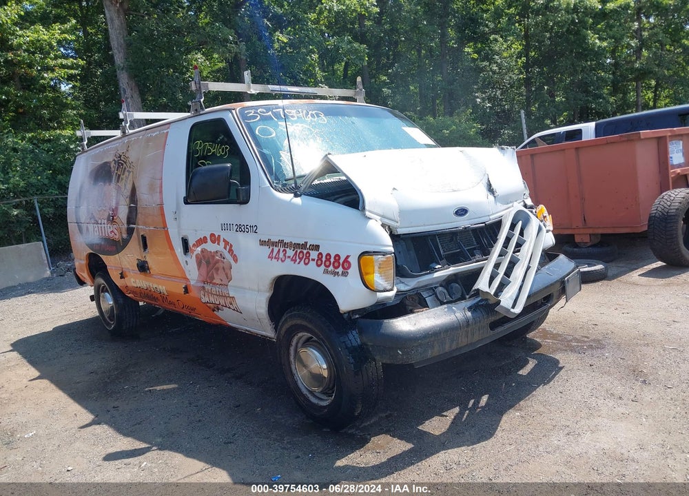 2001 FORD E-350 SUPER DUTY COMMERCIAL/RECREATIONAL VIN: 1FTSE34LX1HA18962