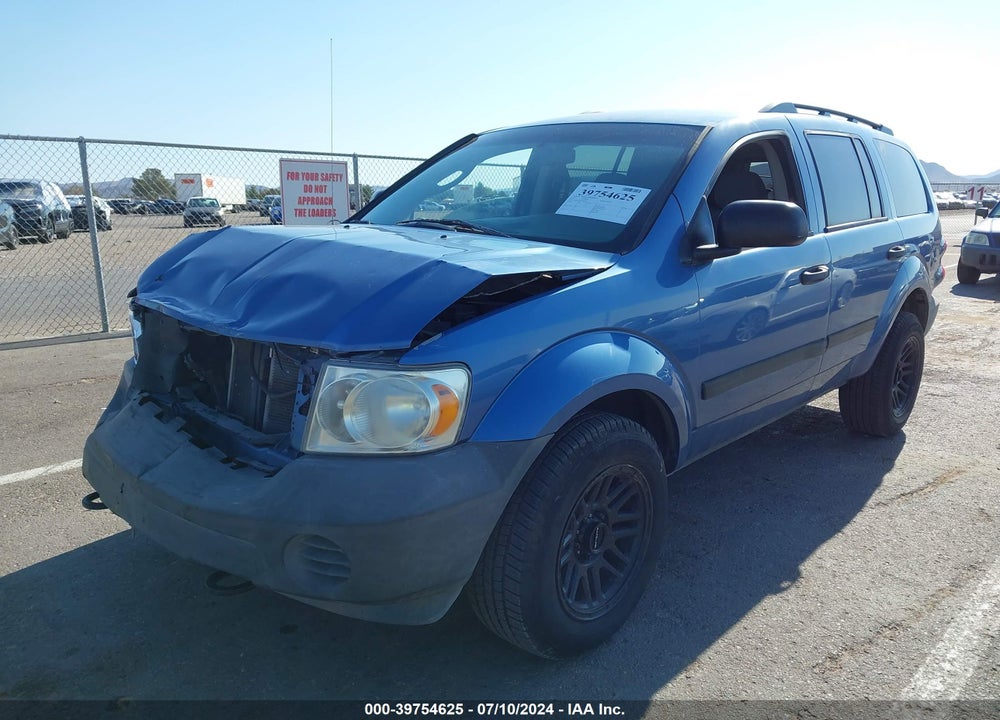 2007 DODGE DURANGO SXT VIN: 1D8HB38P97F582463