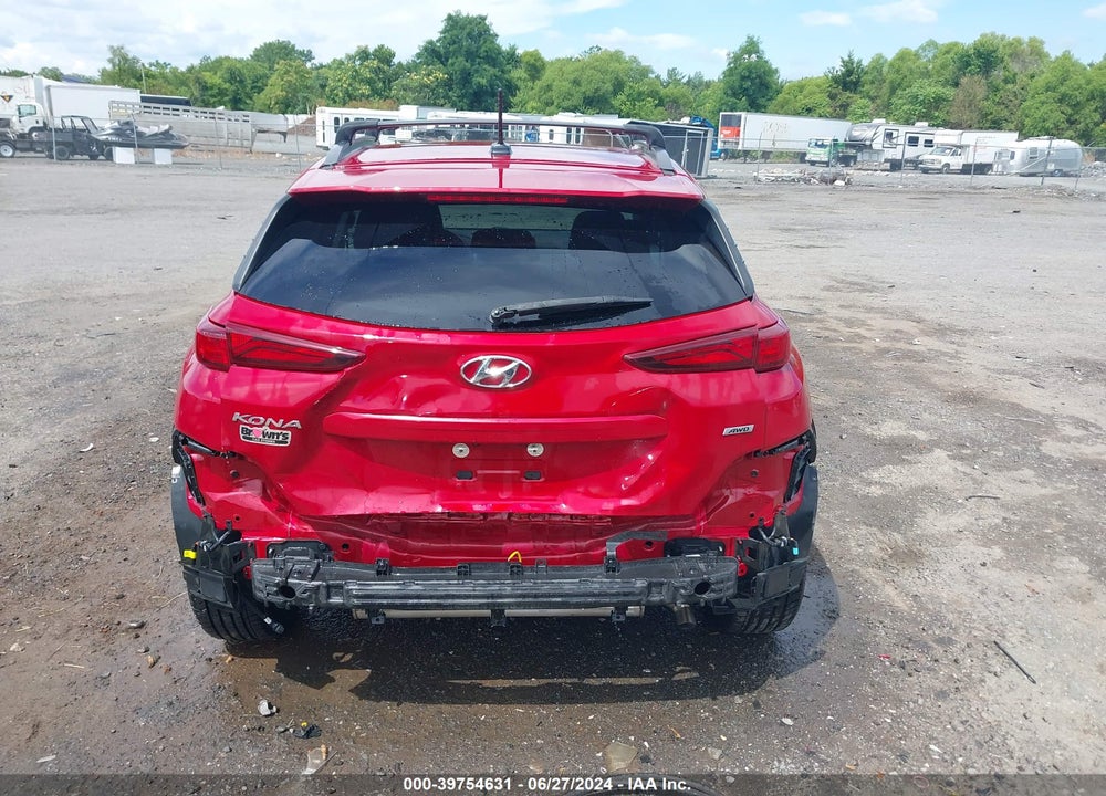 2021 HYUNDAI KONA SEL VIN: KM8K2CAA6MU628196