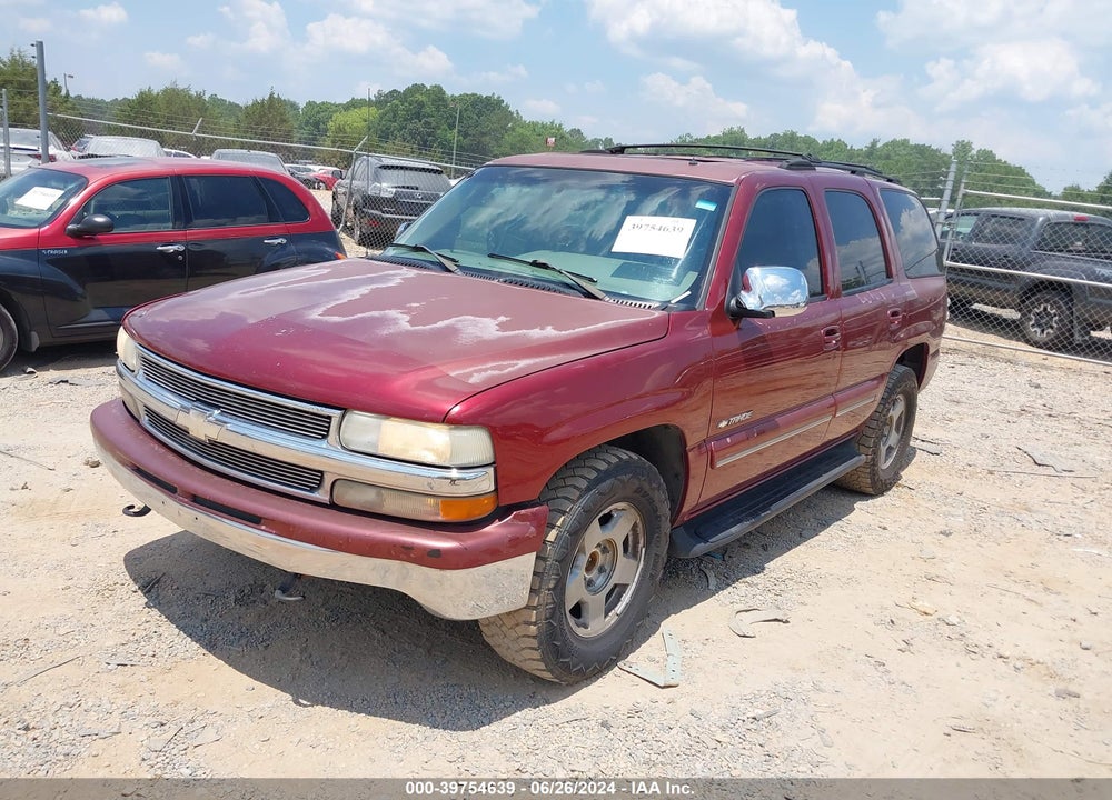2002 CHEVROLET TAHOE LT VIN: 1GNEC13Z72R200425