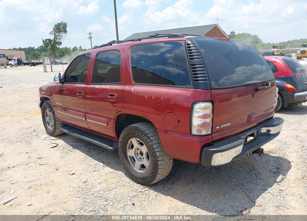 2002 CHEVROLET TAHOE LT VIN: 1GNEC13Z72R200425