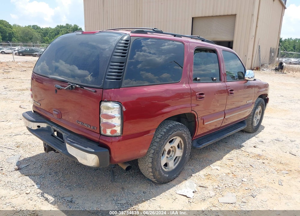 2002 CHEVROLET TAHOE LT VIN: 1GNEC13Z72R200425