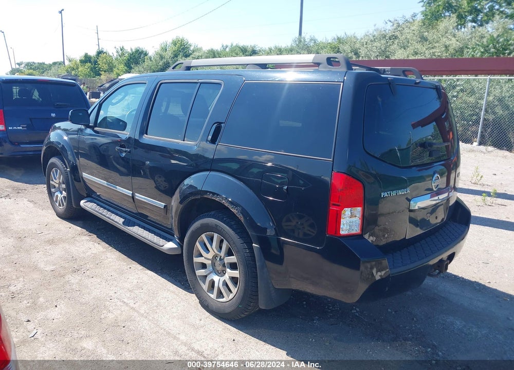2012 NISSAN PATHFINDER LE VIN: 5N1AR1NB1CC630568