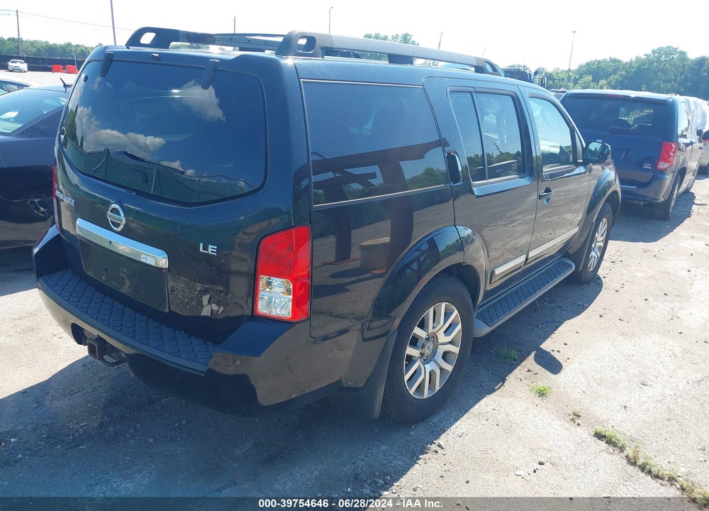 2012 NISSAN PATHFINDER LE VIN: 5N1AR1NB1CC630568