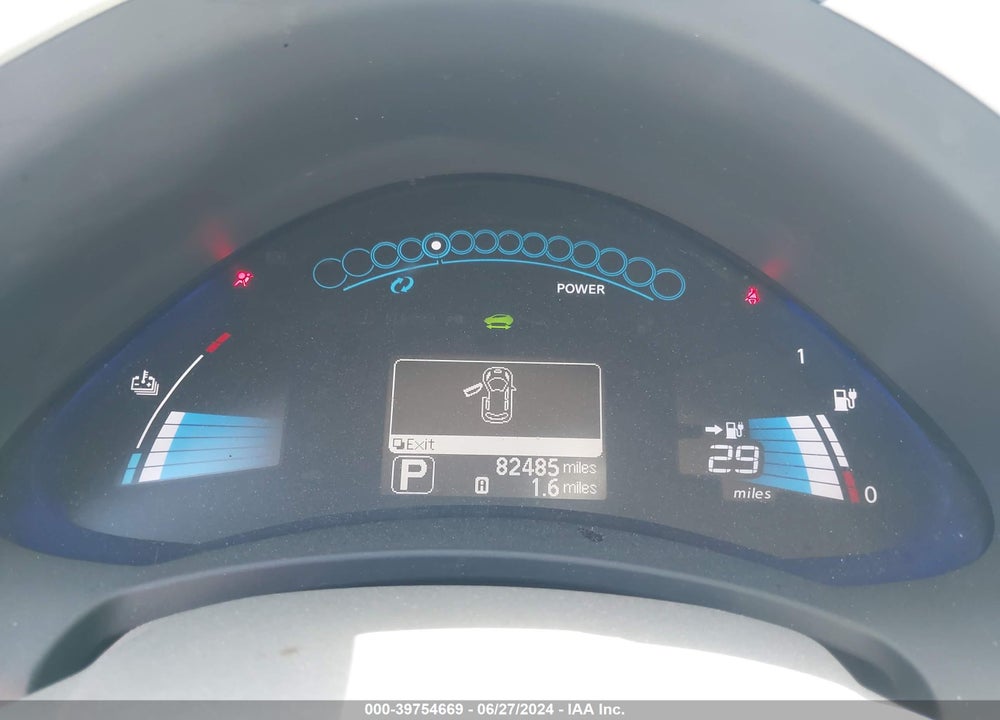 2012 NISSAN LEAF SL VIN: JN1AZ0CP5CT019605