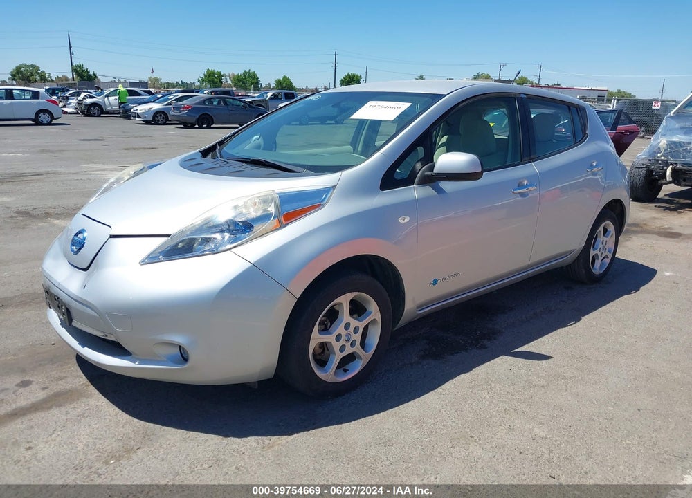 2012 NISSAN LEAF SL VIN: JN1AZ0CP5CT019605