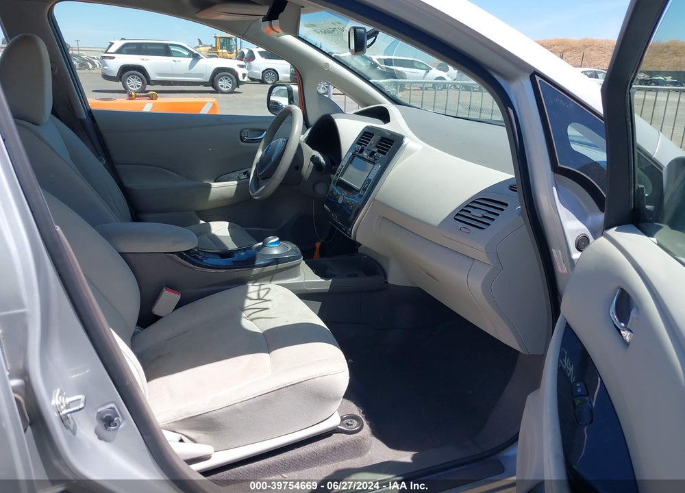 2012 NISSAN LEAF SL VIN: JN1AZ0CP5CT019605