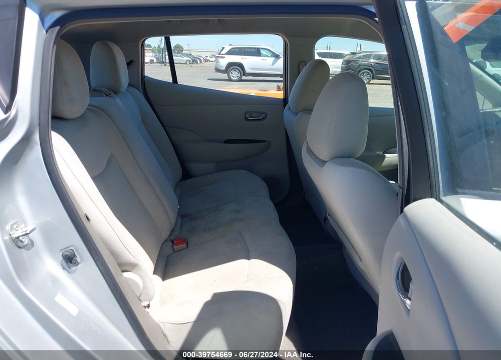 2012 NISSAN LEAF SL VIN: JN1AZ0CP5CT019605