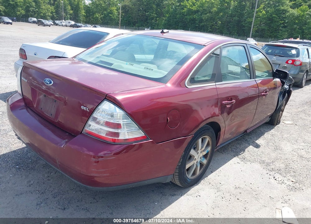 2008 FORD TAURUS SEL VIN: 1FAHP24W18G128300