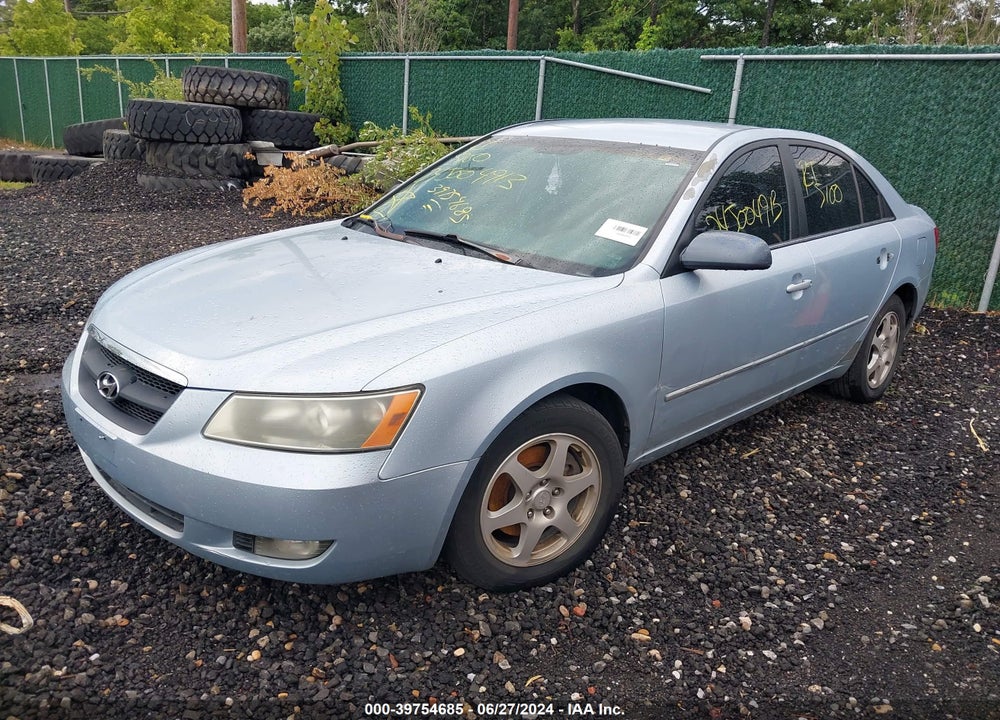 2006 HYUNDAI SONATA GLS V6/LX V6 VIN: 5NPEU46F36H109805