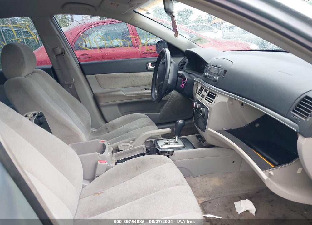 2006 HYUNDAI SONATA GLS V6/LX V6 VIN: 5NPEU46F36H109805