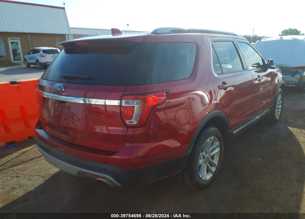 2017 FORD EXPLORER XLT VIN: 1FM5K7D84HGD86865