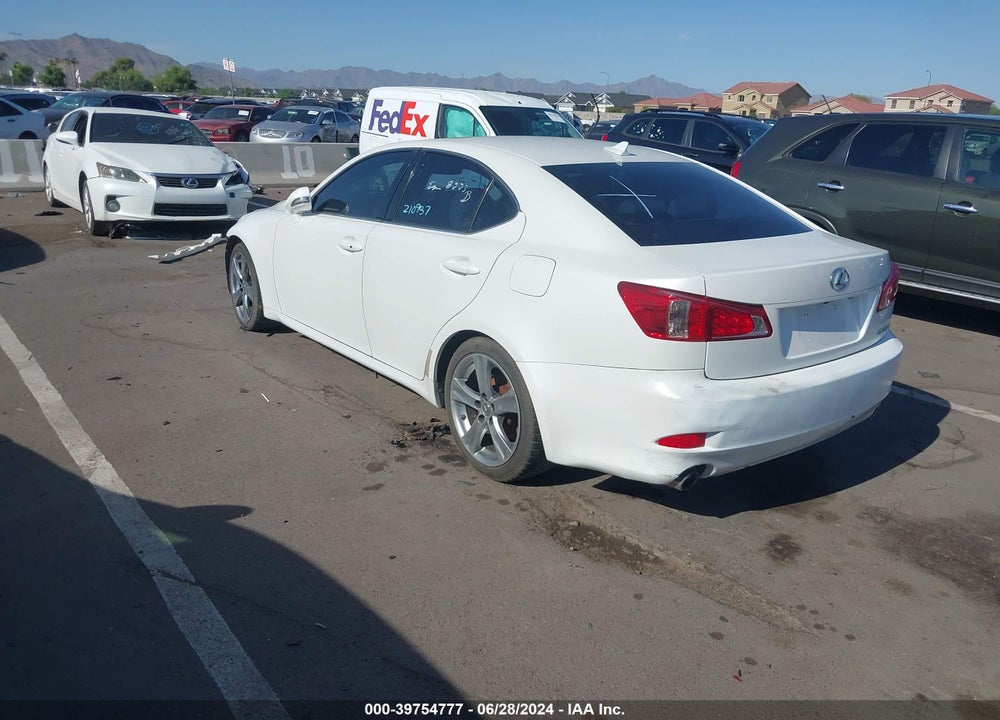 2011 LEXUS IS 250 VIN: JTHBF5C22B5138094