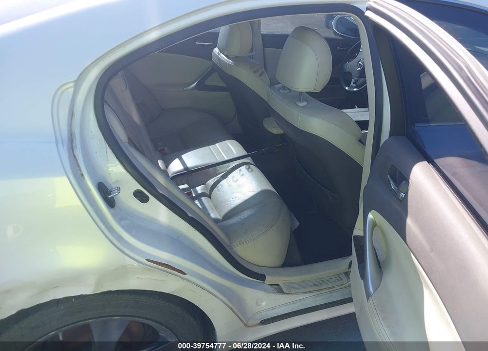 2011 LEXUS IS 250 VIN: JTHBF5C22B5138094