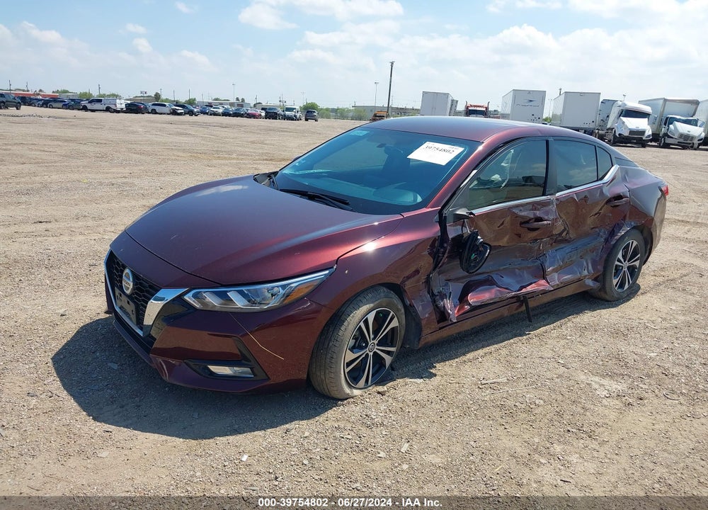 2022 NISSAN SENTRA VIN: 3N1AB8AE0NY266660