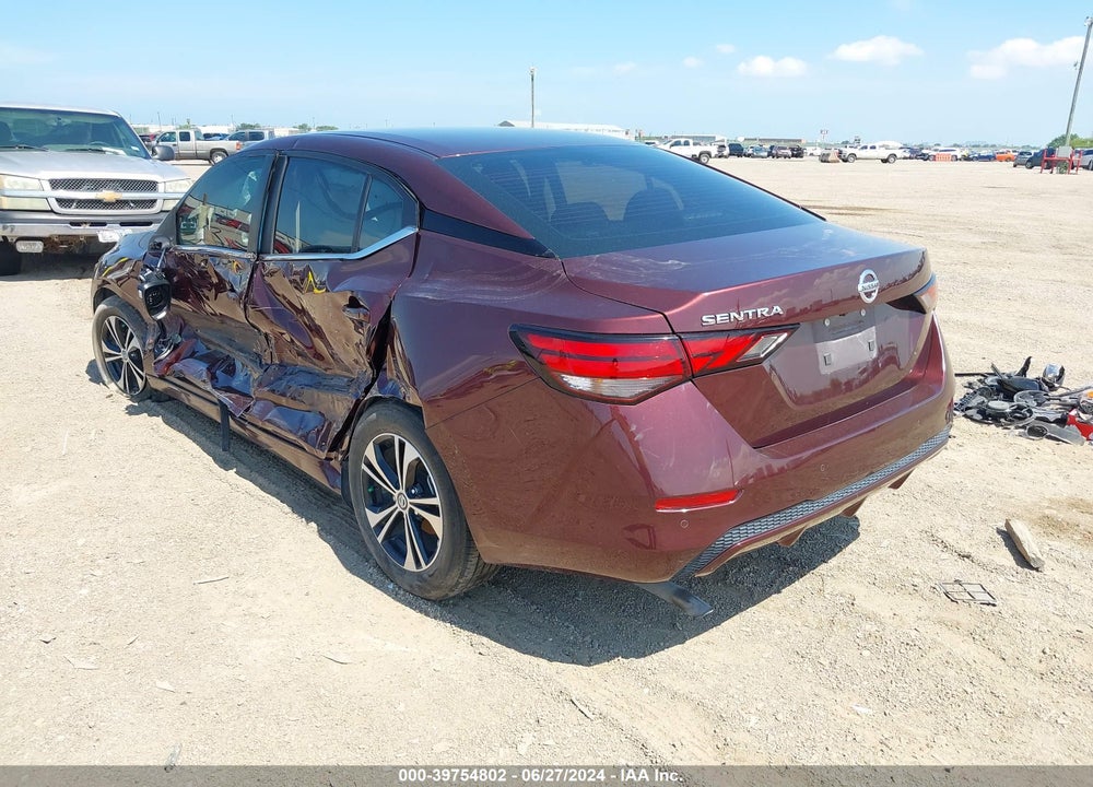 2022 NISSAN SENTRA VIN: 3N1AB8AE0NY266660