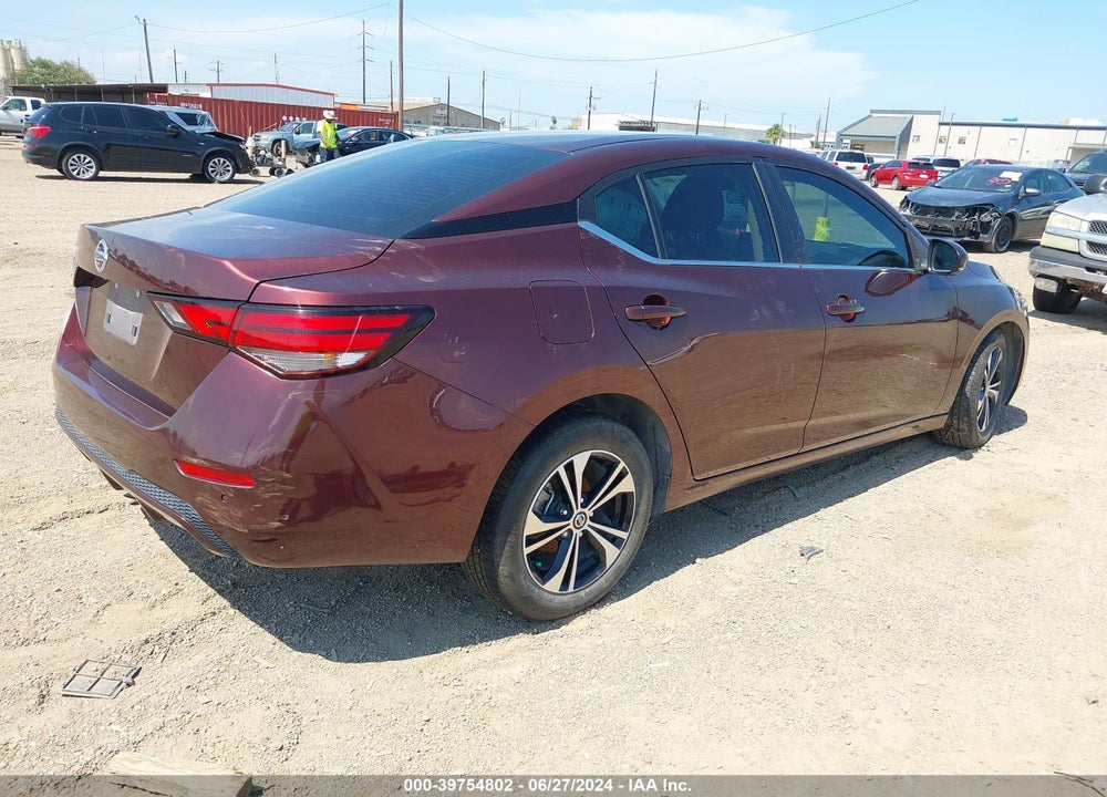2022 NISSAN SENTRA VIN: 3N1AB8AE0NY266660
