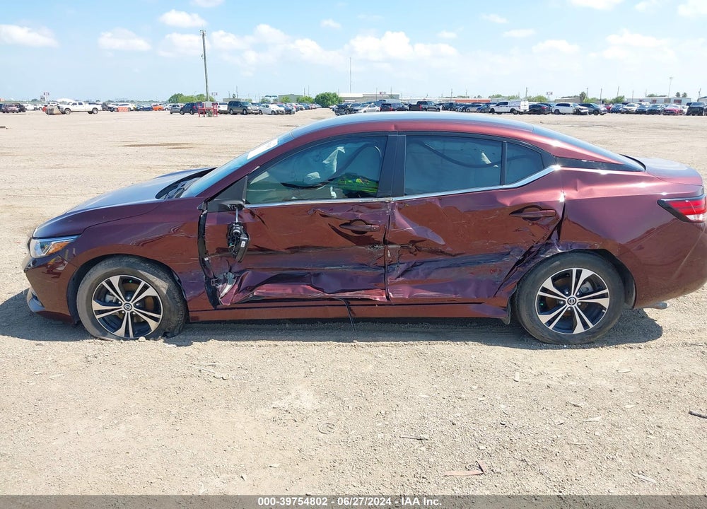 2022 NISSAN SENTRA VIN: 3N1AB8AE0NY266660