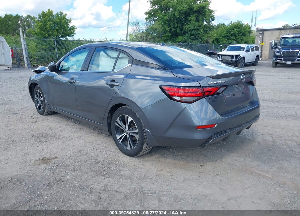 2022 NISSAN SENTRA SV XTRONIC CVT VIN: 3N1AB8CV8NY269299
