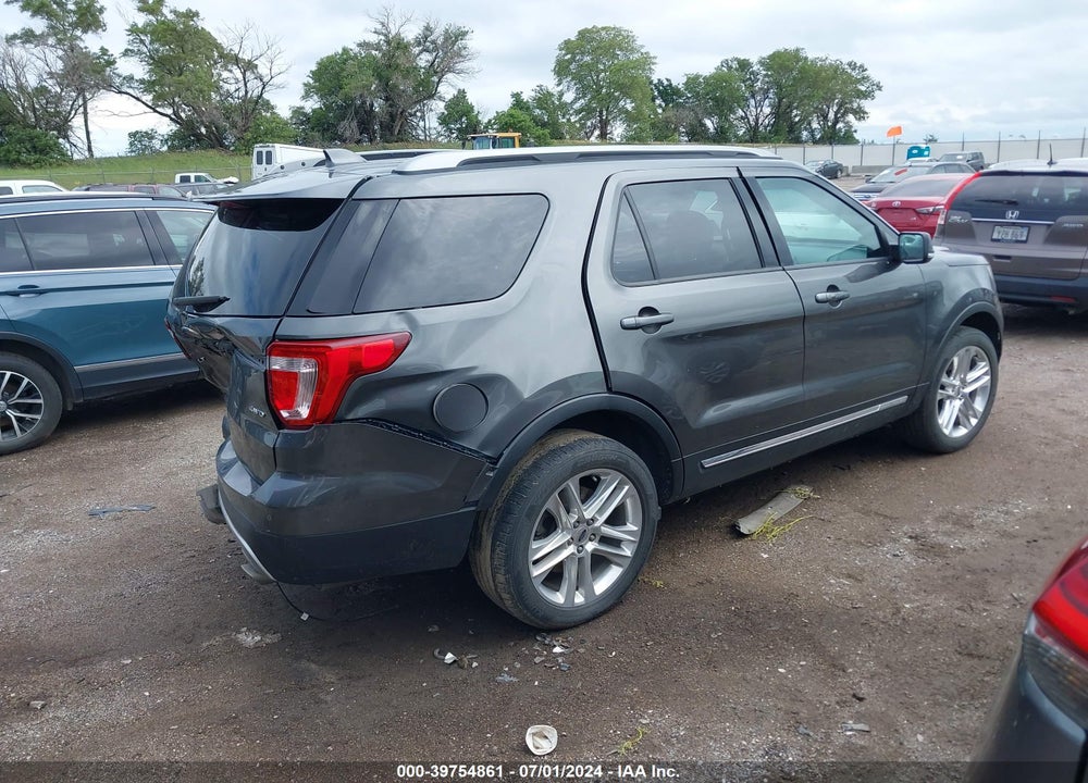 2017 FORD EXPLORER XLT VIN: 1FM5K8D85HGA43004