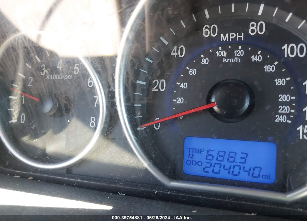 2010 HYUNDAI VERACRUZ GLS VIN: KM8NU4CC3AU134224