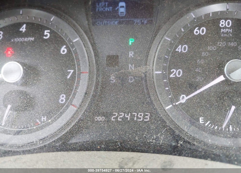 2008 LEXUS ES 350 VIN: JTHBJ46G182176880