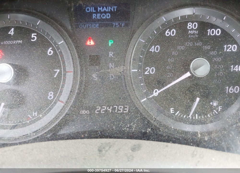 2008 LEXUS ES 350 VIN: JTHBJ46G182176880