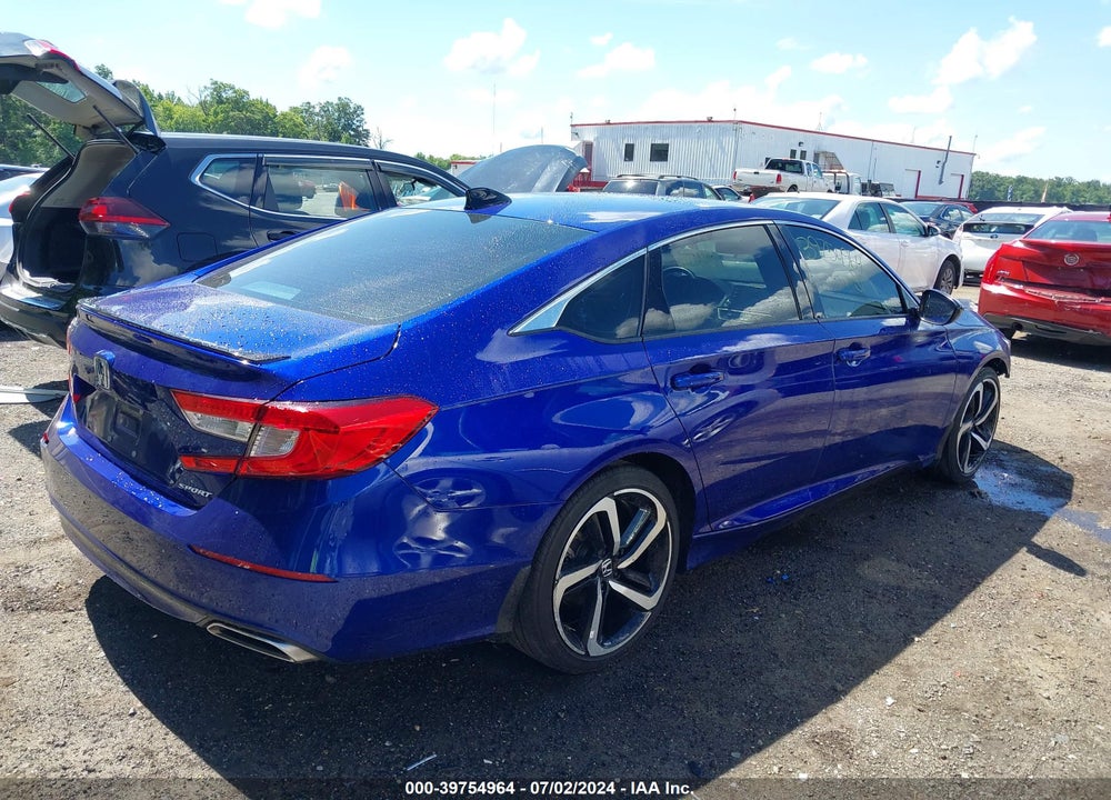 2022 HONDA ACCORD SPORT VIN: 1HGCV1F32NA121427
