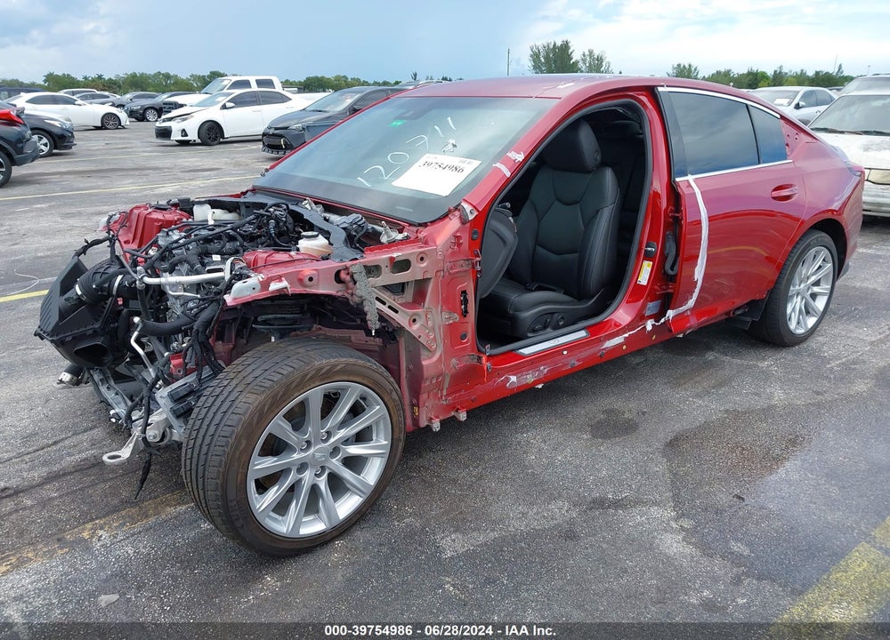 2022 CADILLAC CT5 LUXURY VIN: 1G6DM5RK4N0120711