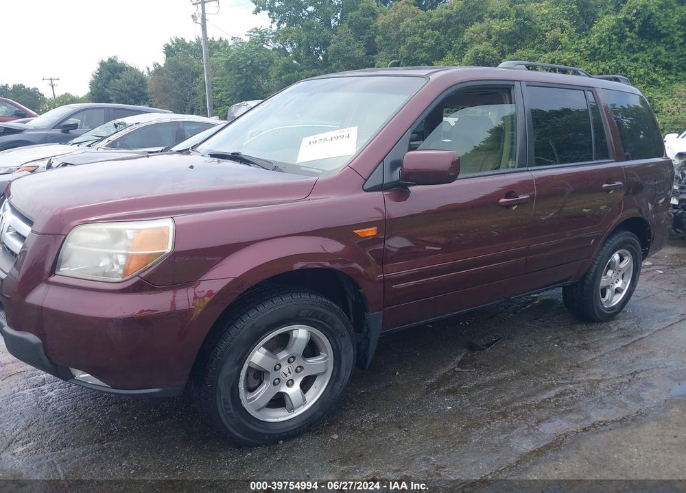 2007 HONDA PILOT EX-L VIN: 2HKYF18687H507015