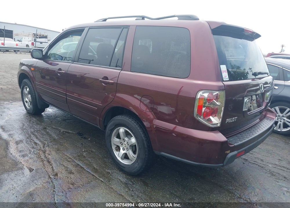 2007 HONDA PILOT EX-L VIN: 2HKYF18687H507015