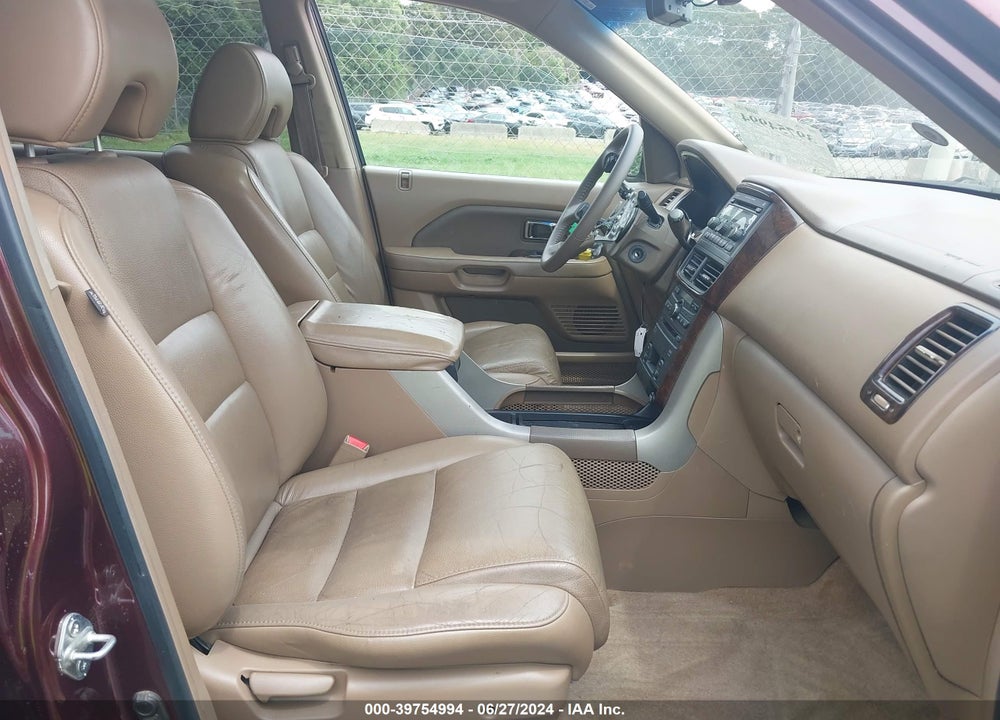 2007 HONDA PILOT EX-L VIN: 2HKYF18687H507015