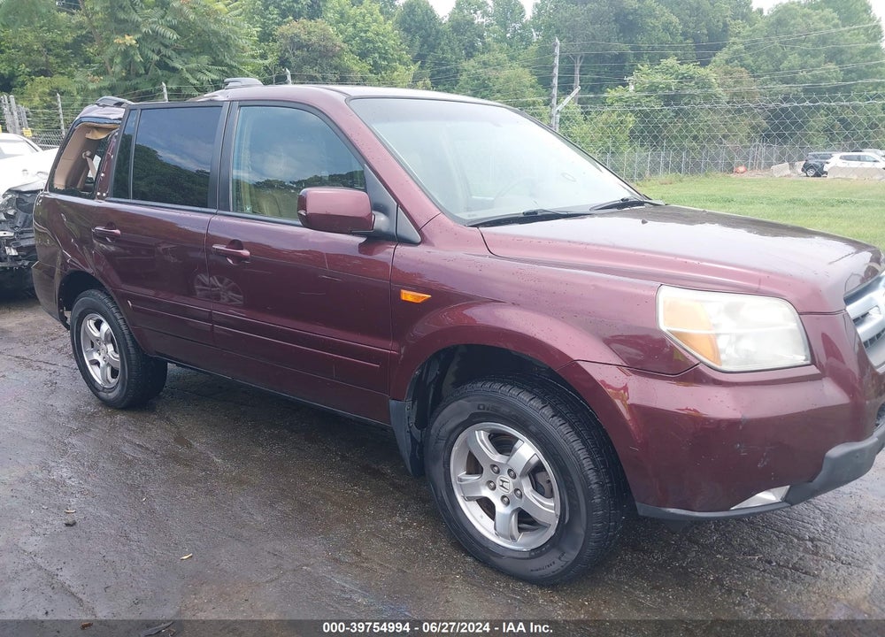 2007 HONDA PILOT EX-L VIN: 2HKYF18687H507015