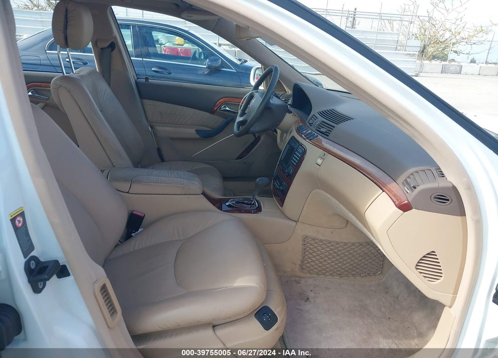 2001 MERCEDES-BENZ S 430 VIN: WDBNG70J81A180860