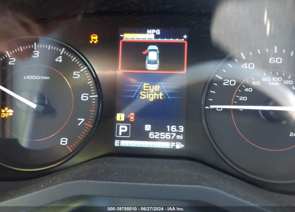 2019 SUBARU CROSSTREK 2.0I PREMIUM VIN: JF2GTAEC5K8296041