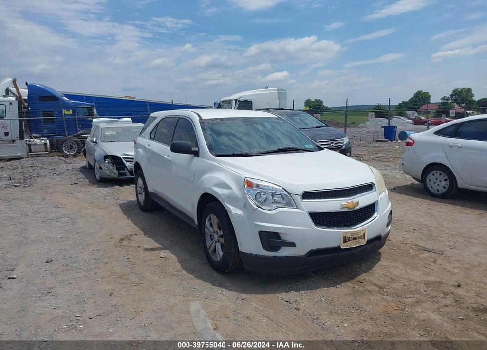 2012 CHEVROLET EQUINOX LS VIN: 2GNFLCEK2C6343876