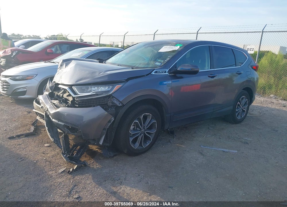 2022 HONDA CR-V HYBRID EX VIN: 5J6RT6H51NL039570
