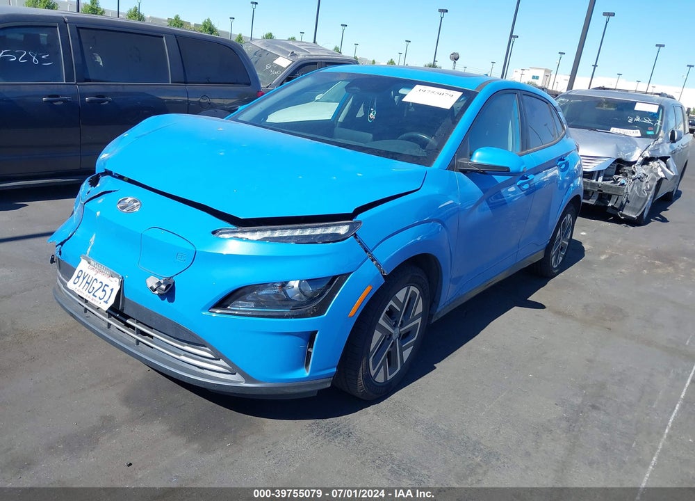 2022 HYUNDAI KONA ELECTRIC SEL VIN: KM8K33AG0NU139537