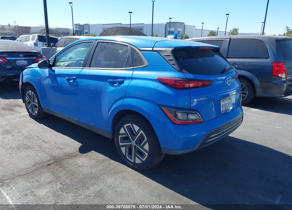 2022 HYUNDAI KONA ELECTRIC SEL VIN: KM8K33AG0NU139537
