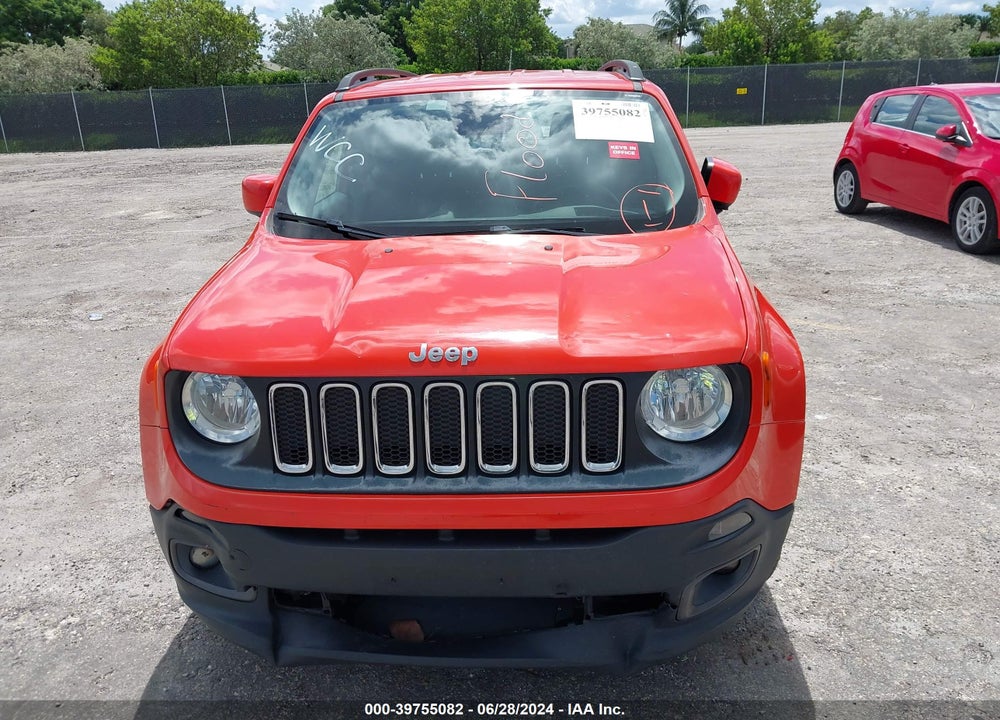 2017 JEEP RENEGADE LATITUDE 4X4 VIN: ZACCJBBB8HPE86194