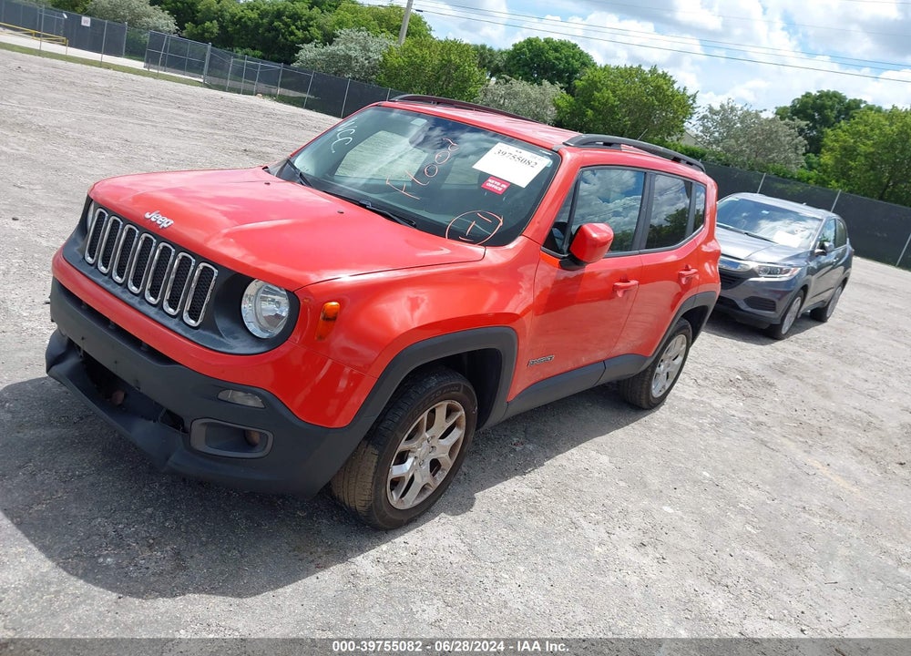 2017 JEEP RENEGADE LATITUDE 4X4 VIN: ZACCJBBB8HPE86194